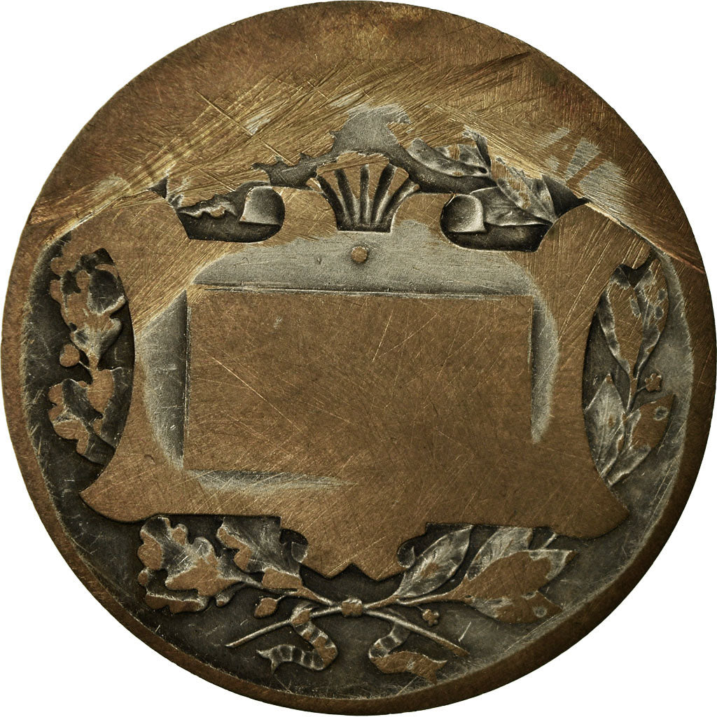 France, Medal, Marianne, République Française, Hercule, EF(40-45), Silvered