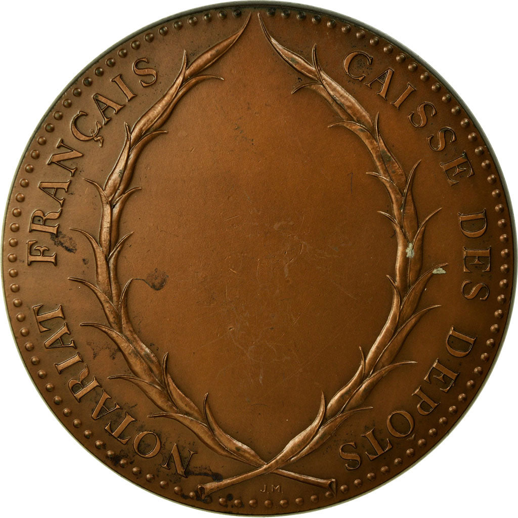 France, Medal, Henri François d'Aguesseau , Notariat Français, 1977, Mauviel