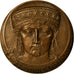Francia, medalla, Notariat Français, Justinien Ier, 1973, Andrei, SC, Bronce
