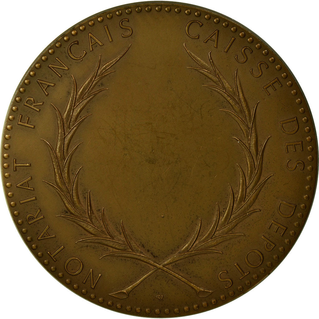 France, Medal, Notariat Français, Caisse des Dépôts, Solon, 1973, Rodier
