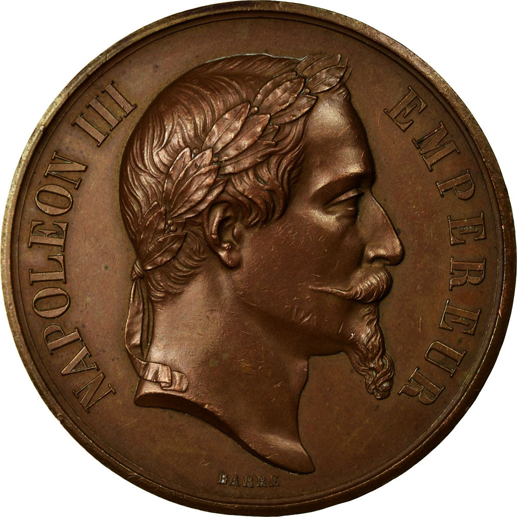 Francja, Medal, Napoléon III, Concours Agricole, Alençon, 1865, Barre