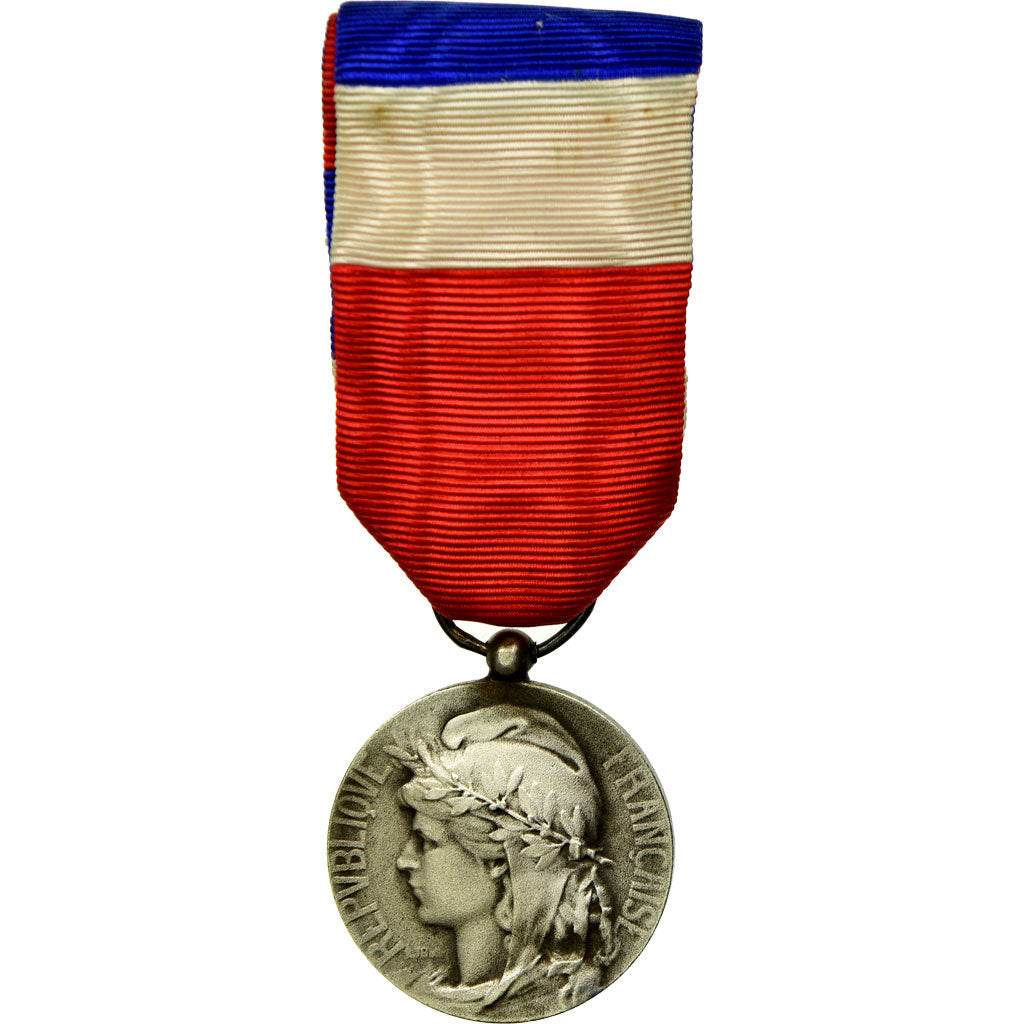 France, Médaille d'honneur du travail, Medal, Very Good Quality, Silvered