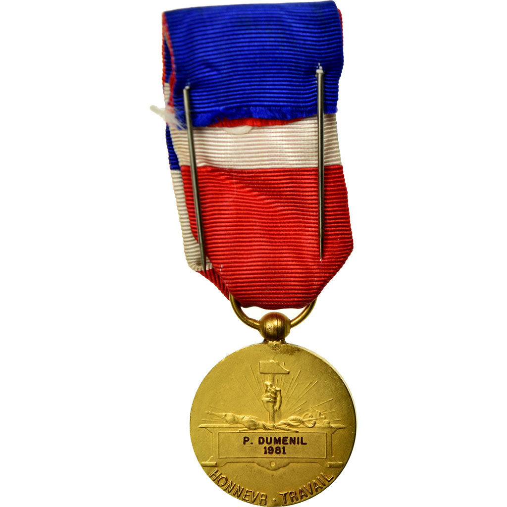 Frankreich, Médaille d'honneur du travail, Medaille, 1981, Excellent Quality