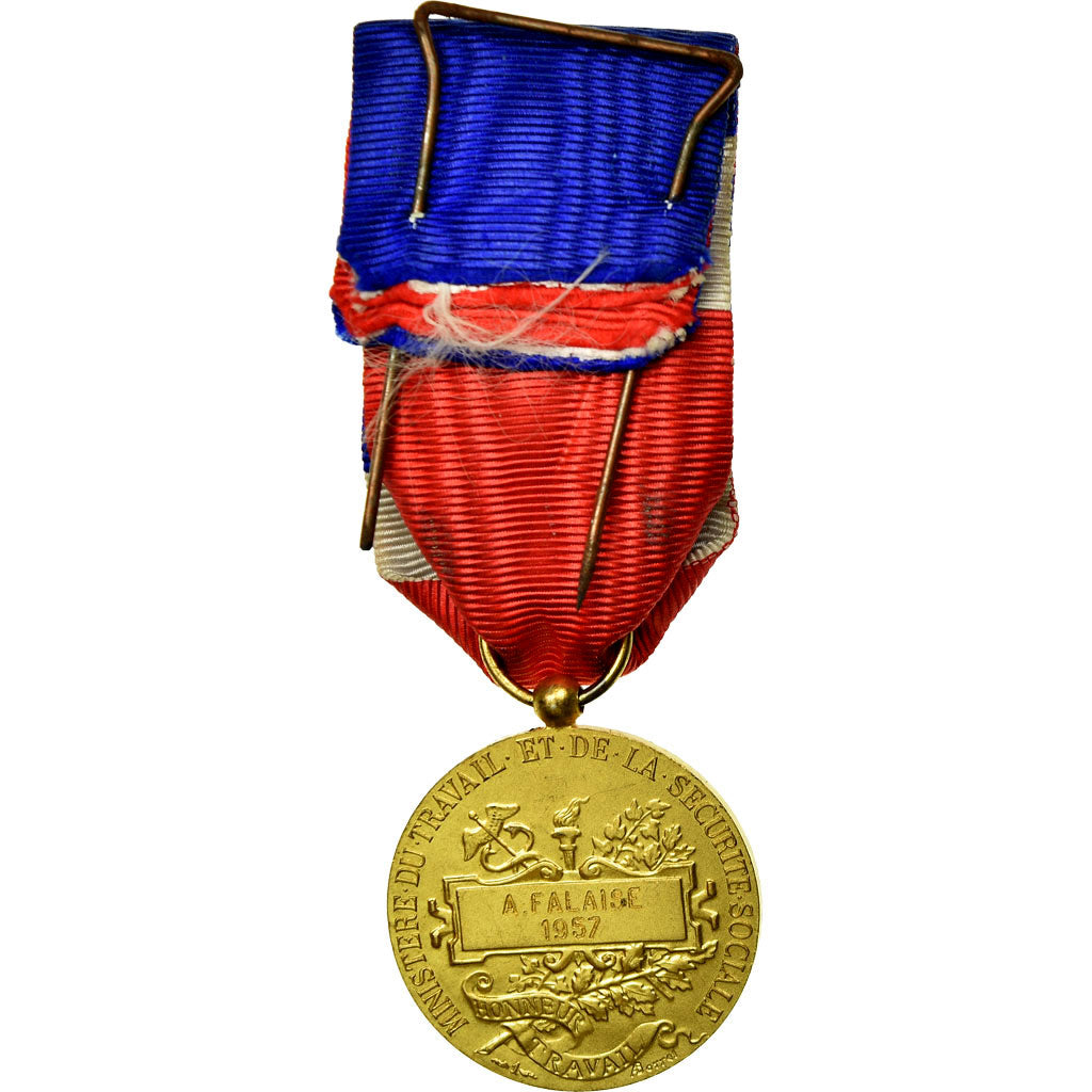 France, Médaille d'honneur du travail, Medal, 1957, Uncirculated, Borrel.A
