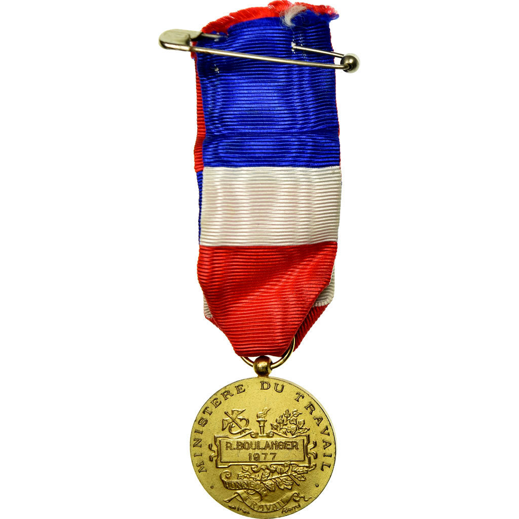 Francia, Médaille d'honneur du travail, medaglia, 1977, Eccellente qualità