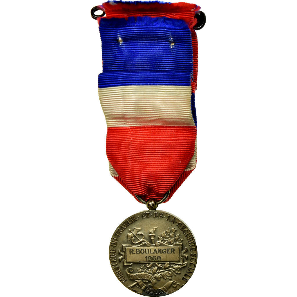 Francia, Médaille d'honneur du travail, medaglia, 1968, Eccellente qualità