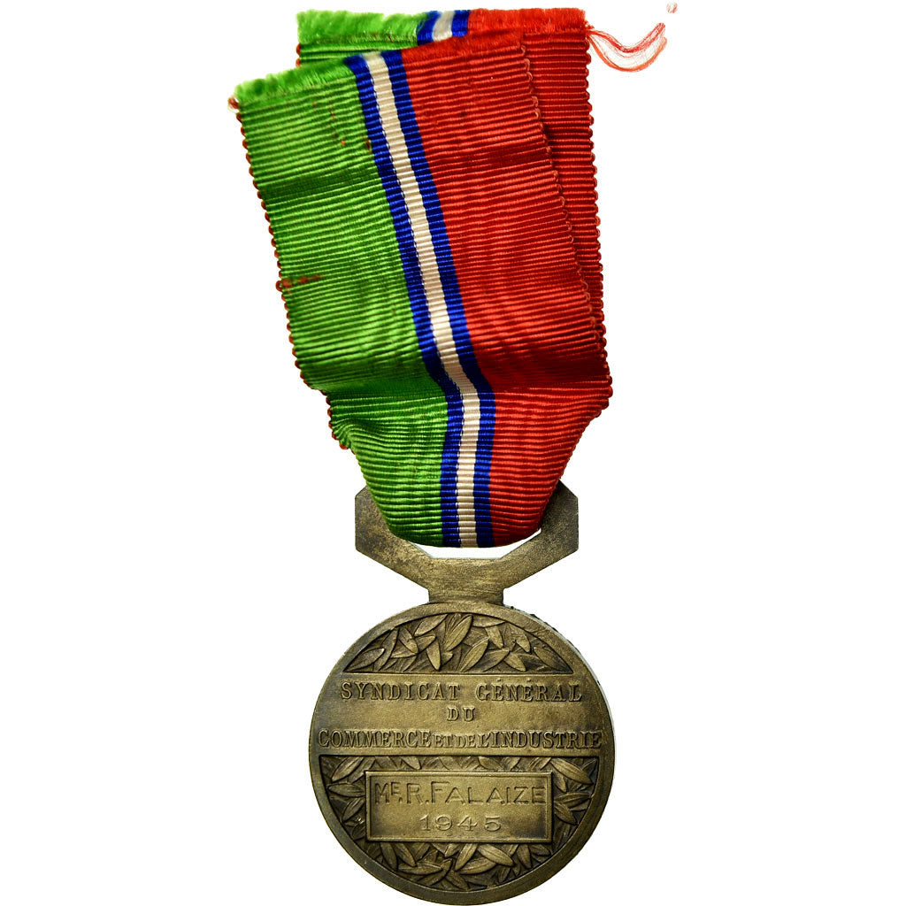 France, Syndicat Général du Commerce et de l'Industrie, Médaille, 1945, Non