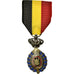 Belgium, Médaille du Travail 2ème Classe, Medal, Uncirculated, Silvered