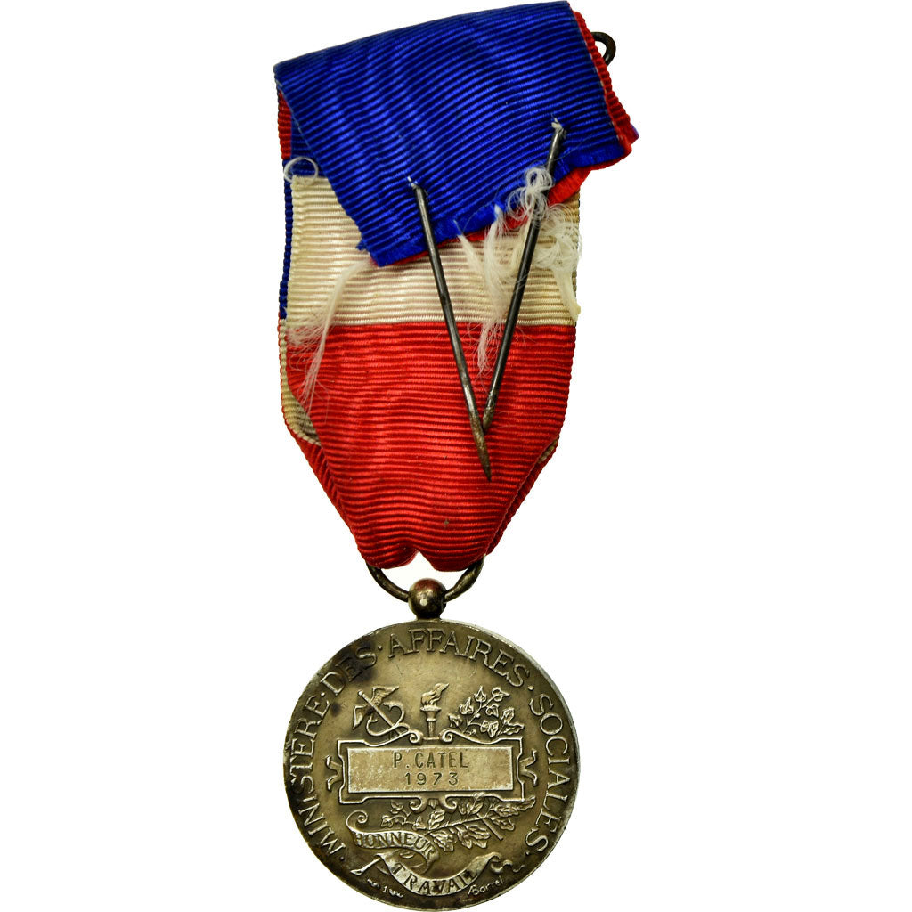 Francia, Médaille d'honneur du travail, medaglia, 1973, Buona qualità