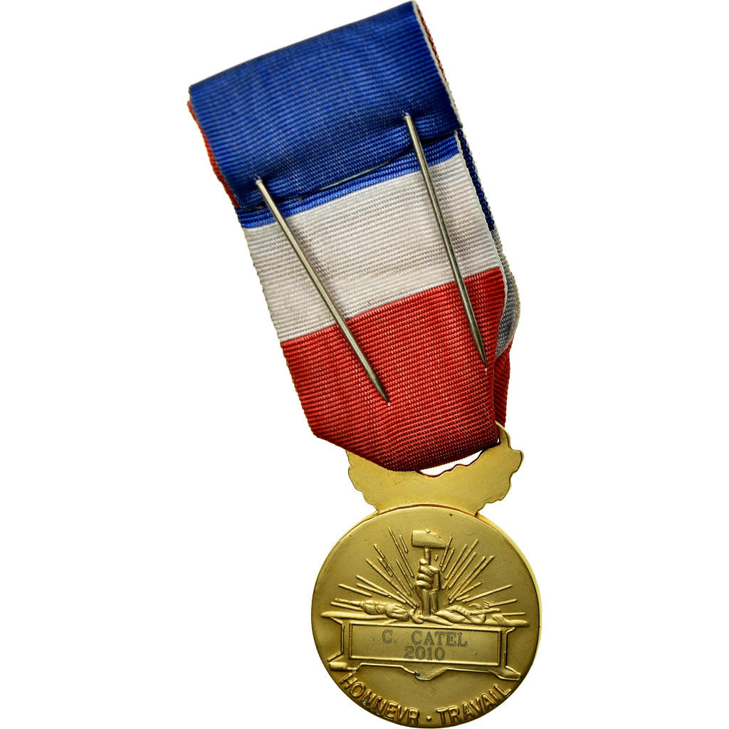 France, Médaille d'honneur du travail, Medal, 2010, Excellent Quality