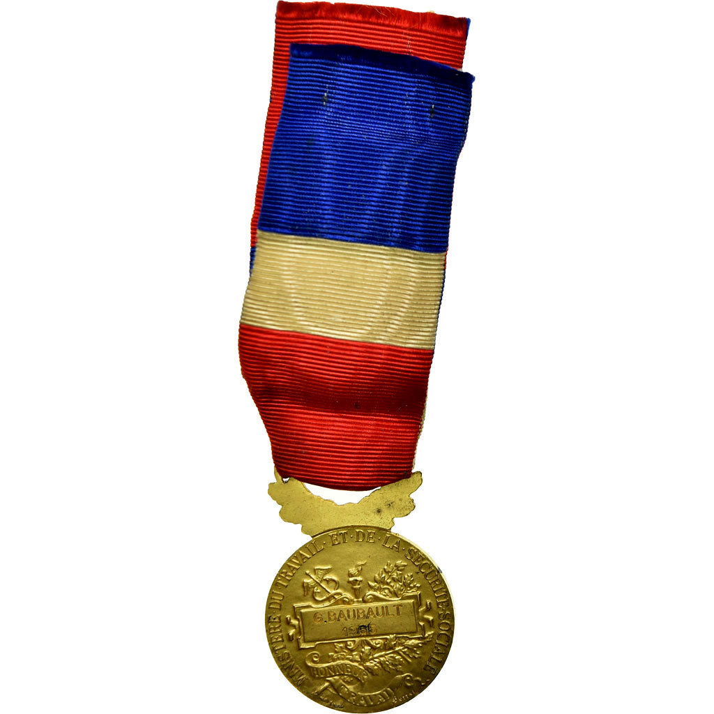France, Médaille d'honneur du travail, Medal, 1966, Very Good Quality