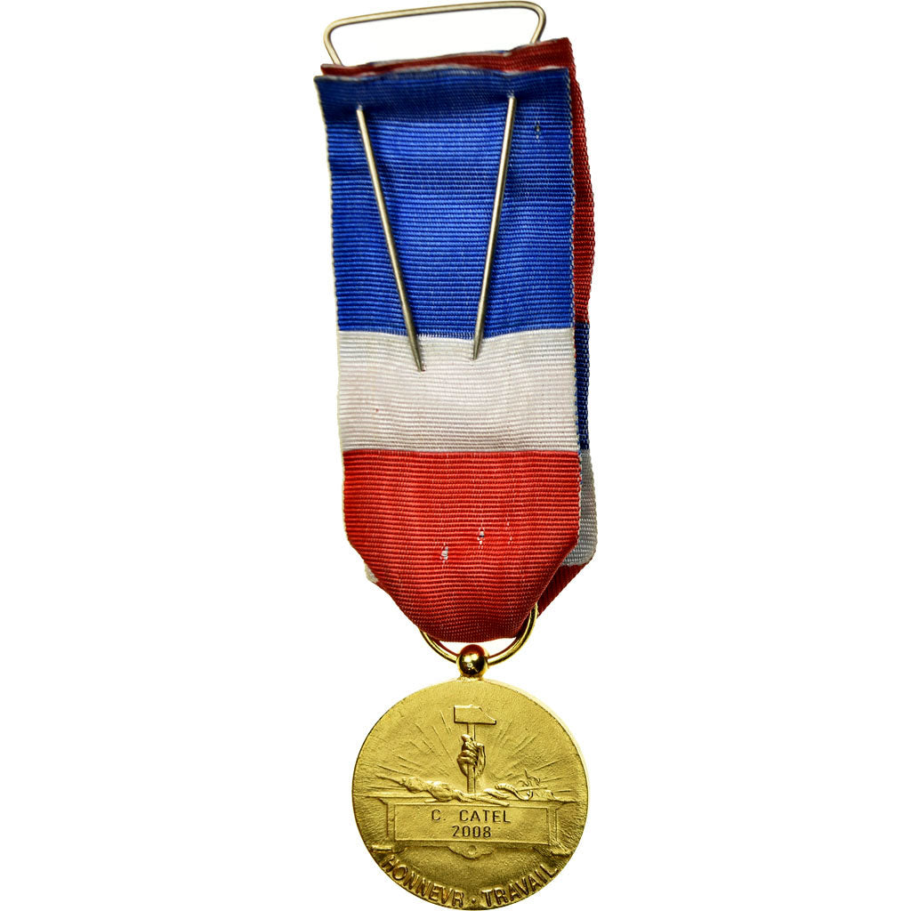 France, Médaille d'honneur du travail, Medal, 2008, Excellent Quality