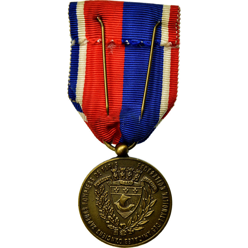 France, Fédération des Amicales d'Anciens Sapeurs Pompiers de Paris, Medal