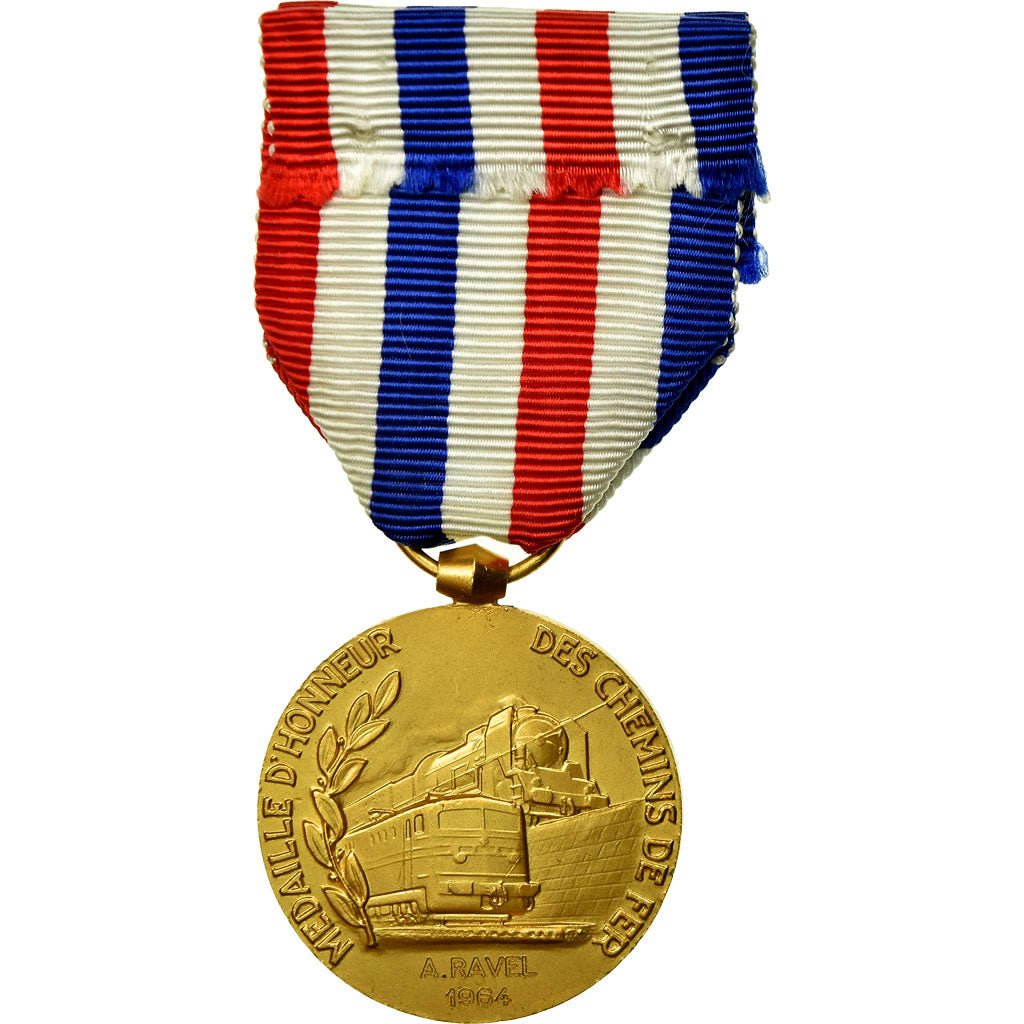 França, Honneur des Chemins de Fer, Medal, 1964, Não colocada em circulação