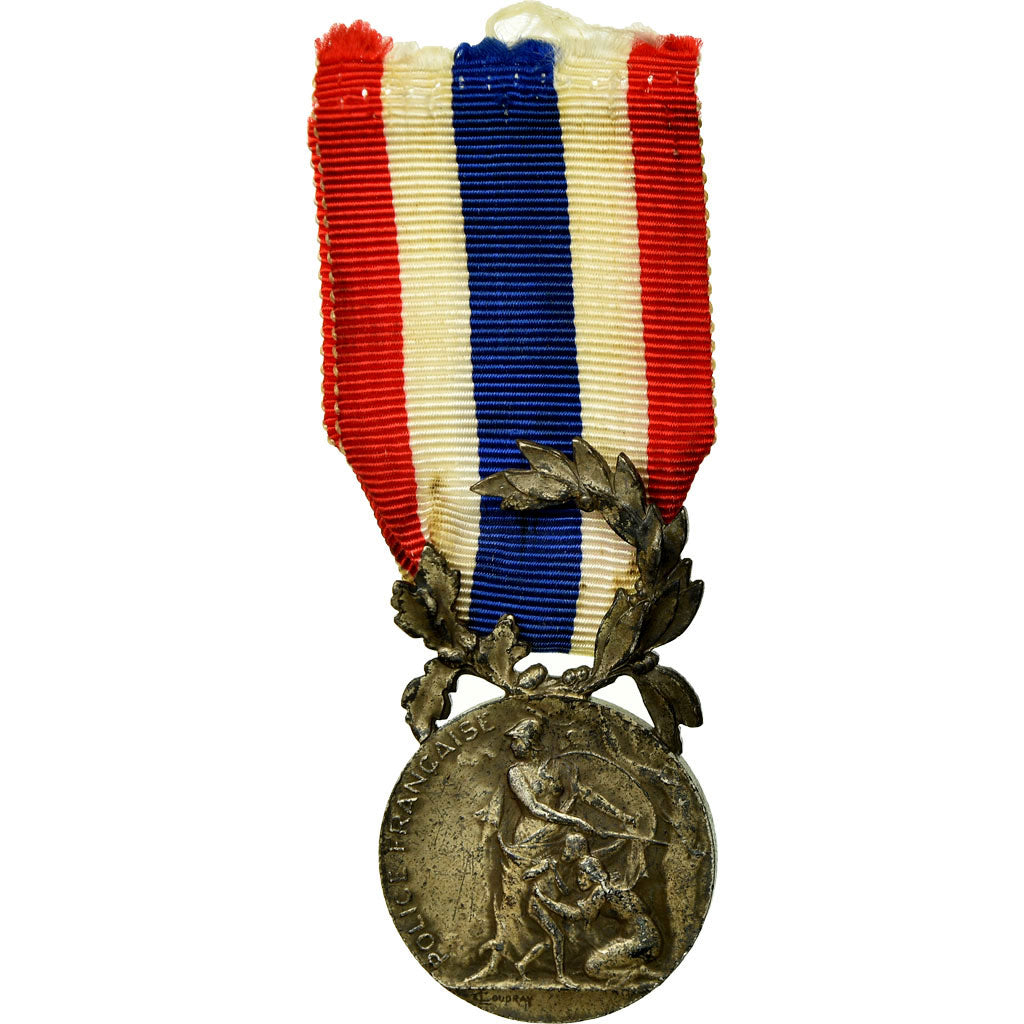 França, Police Française, Ministère de l'Intérieur, Medal, Qualidade Boa