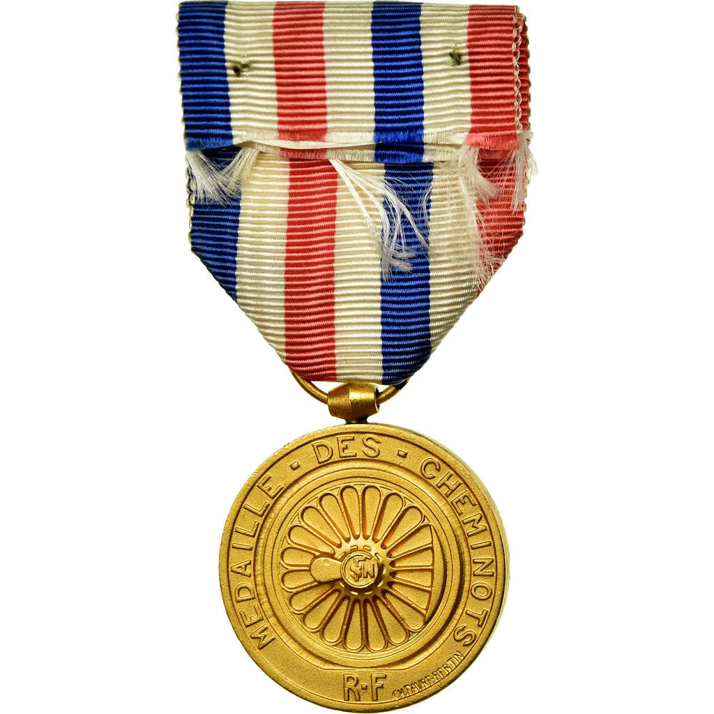 France, Médaille des cheminots, Médaille, 1952, Excellent Quality