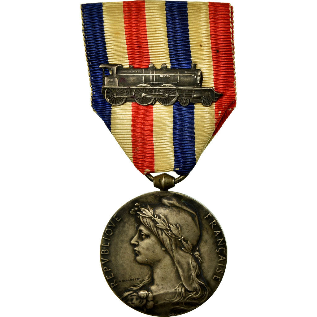 France, Honneur des Chemins de Fer, Medal, 1924, Excellent Quality, Roty