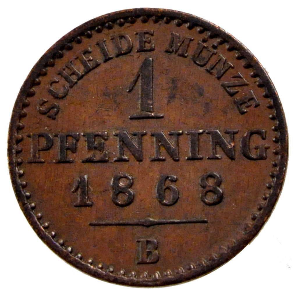 Allemagne, Prusse, Wilhelm Ier, 1 Pfennig
