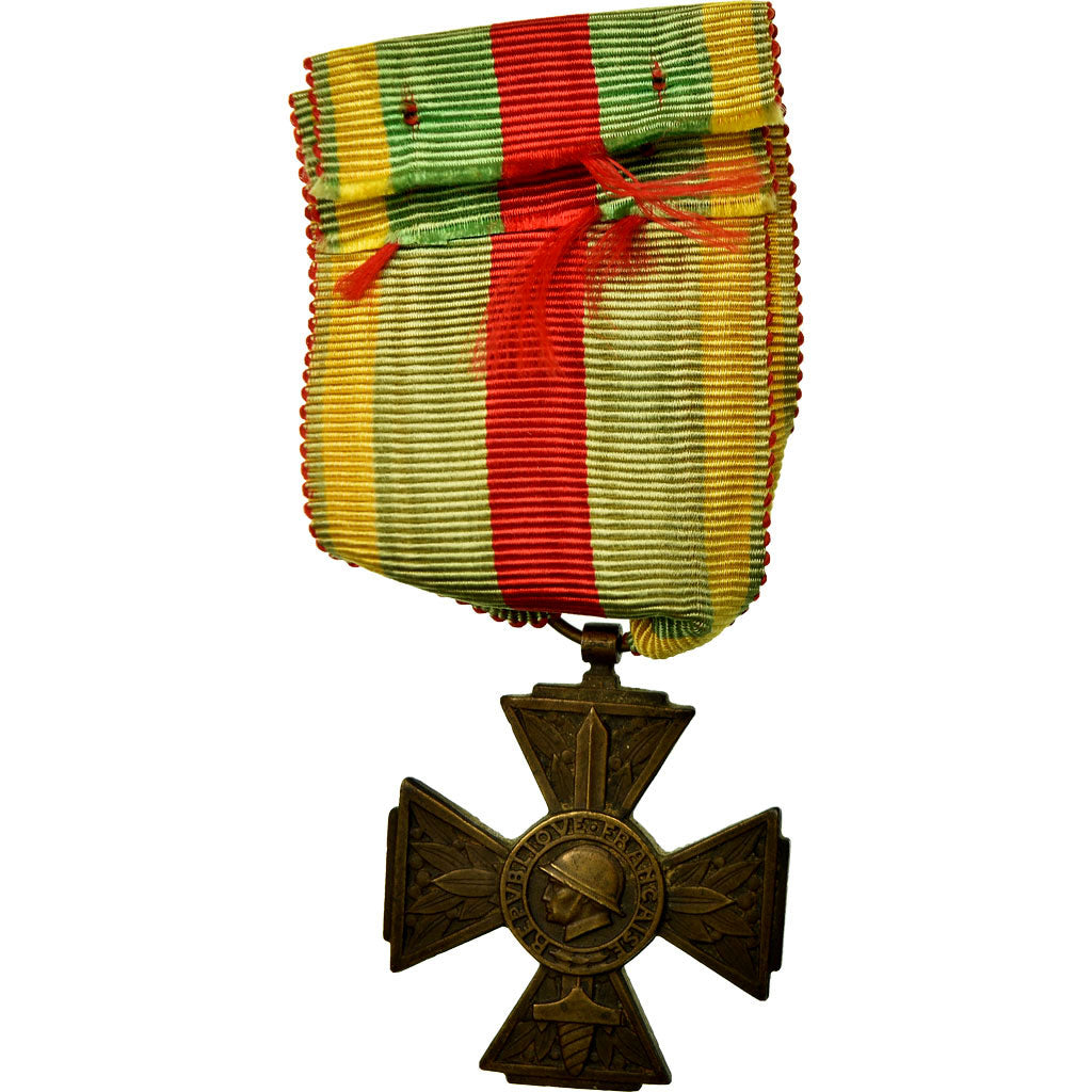 Frankreich, Croix du Combattant Volontaire, Medaille, 1914-1918, Excellent
