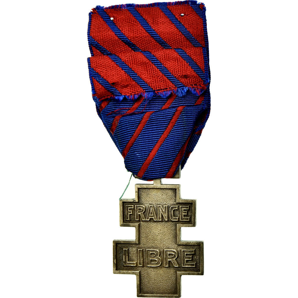 France, France Libre, Services Volontaires, Médaille, 1940-1945, Excellent