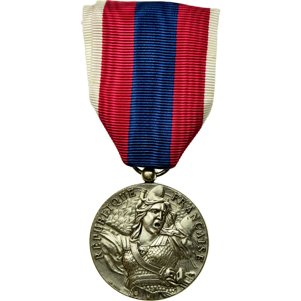 France, Défense Nationale, Armée Nation, Medal, Uncirculated, Silvered bronze