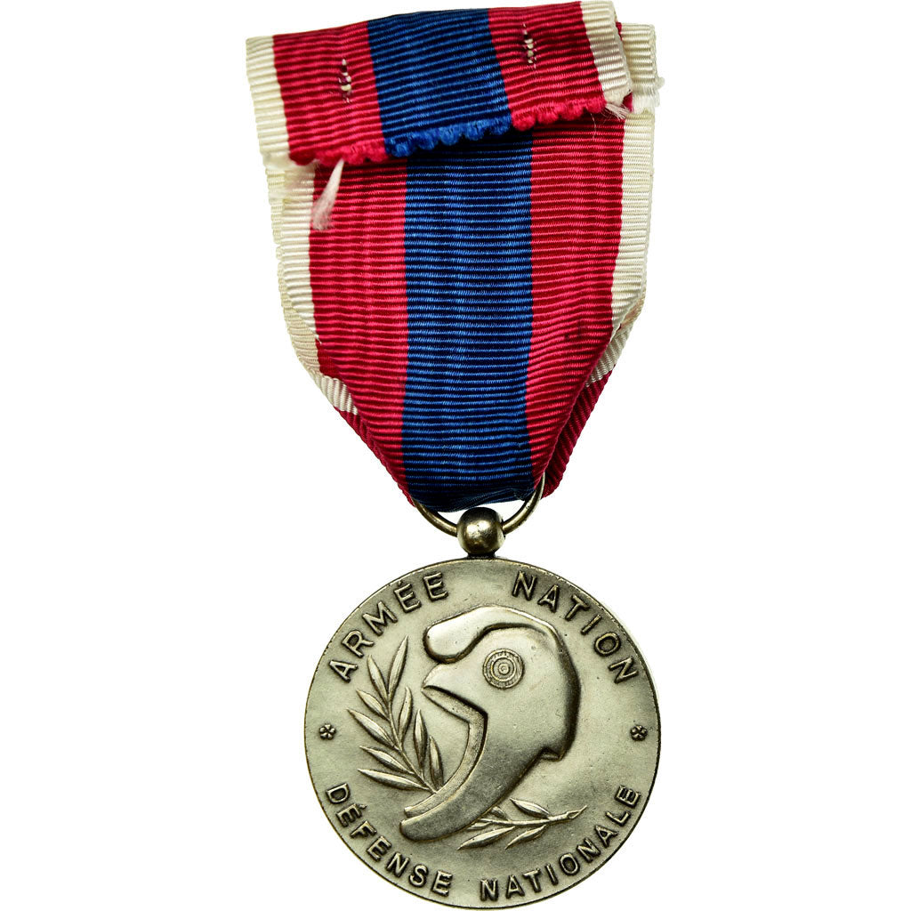 France, Défense Nationale, Armée Nation, Medal, Uncirculated, Silvered bronze