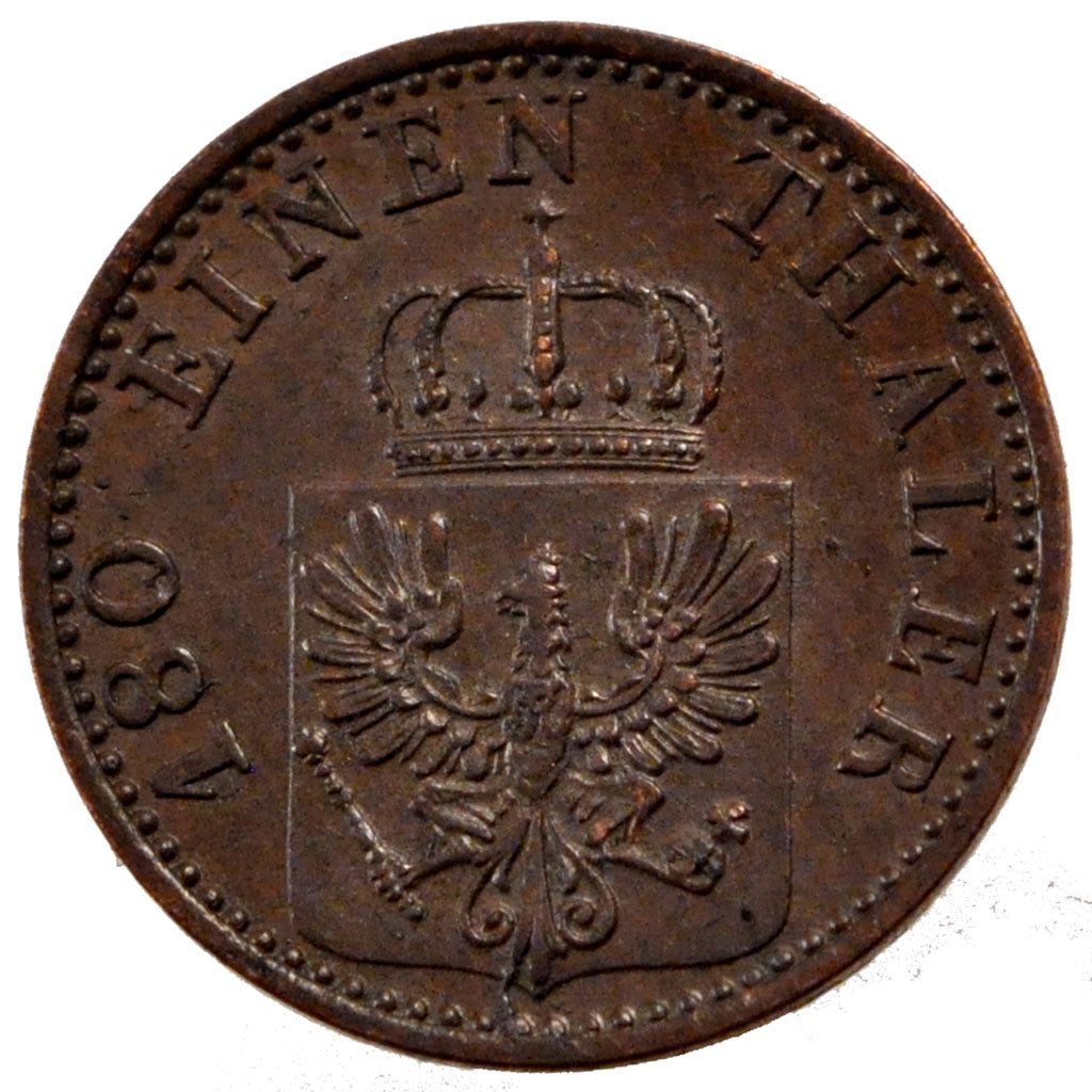 Germany, 2 Pfennig, 1869, Bern, MS(60-62), Copper, 2.92