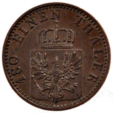 Germany, 2 Pfennig, 1869, Bern, MS(60-62), Copper, 2.92