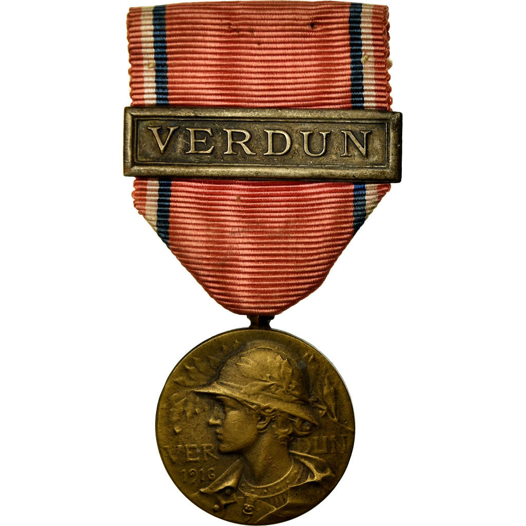 France, Aux Glorieux Défenseurs de Verdun, Medal, 1916, Excellent Quality