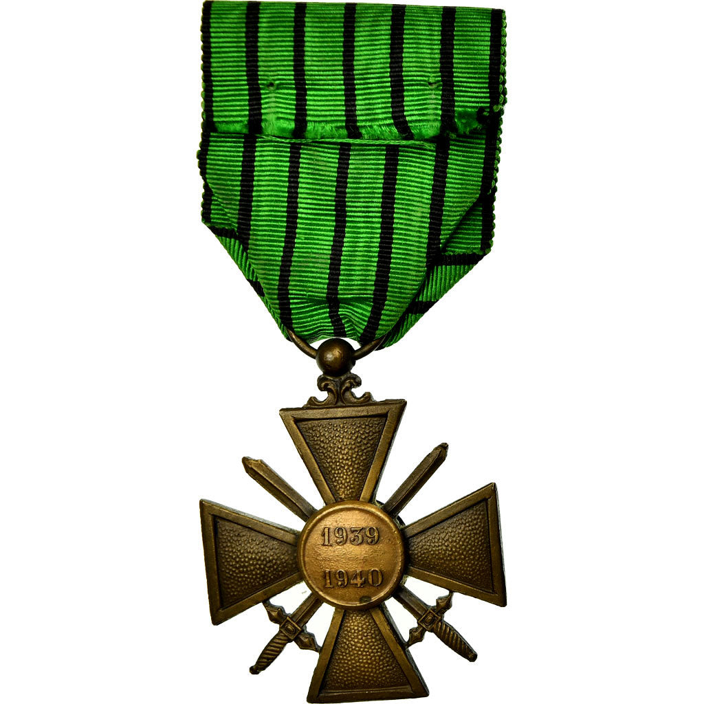 Francia, Croix de Guerre, Une palme, medaglia, 1939-1940, Fuori circolazione
