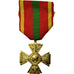 France, Croix du Combattant Volontaire, Médaille, 1939-1945, Non circulé, Gilt