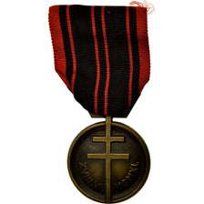 France, Résistance, Patria Non Immemor, Medal, 1939-1945, Excellent Quality