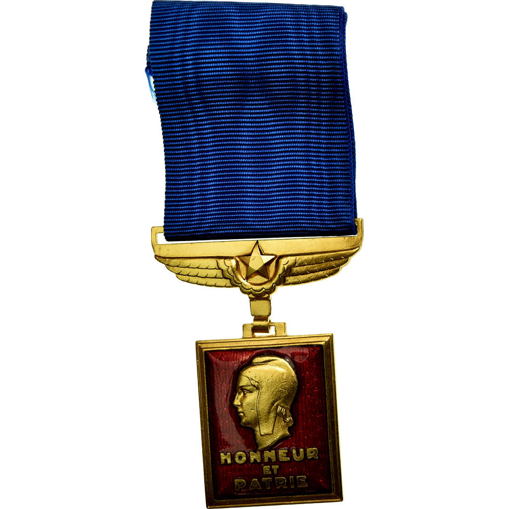 France, Médaille d'Honneur de l'Aéronautique, Médaille, 1945, Non circulé