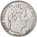 Moeda, França, Louis-Philippe, 5 Francs, 1838, Marseille, VF(30-35), Prata