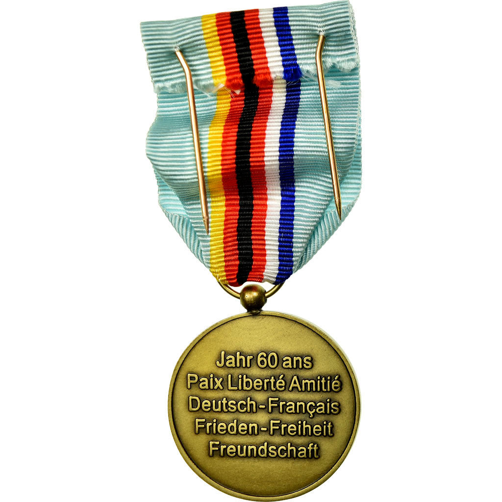 Francia, 60 Ans d'Amitié Franco-Allemande, medaglia, Fuori circolazione