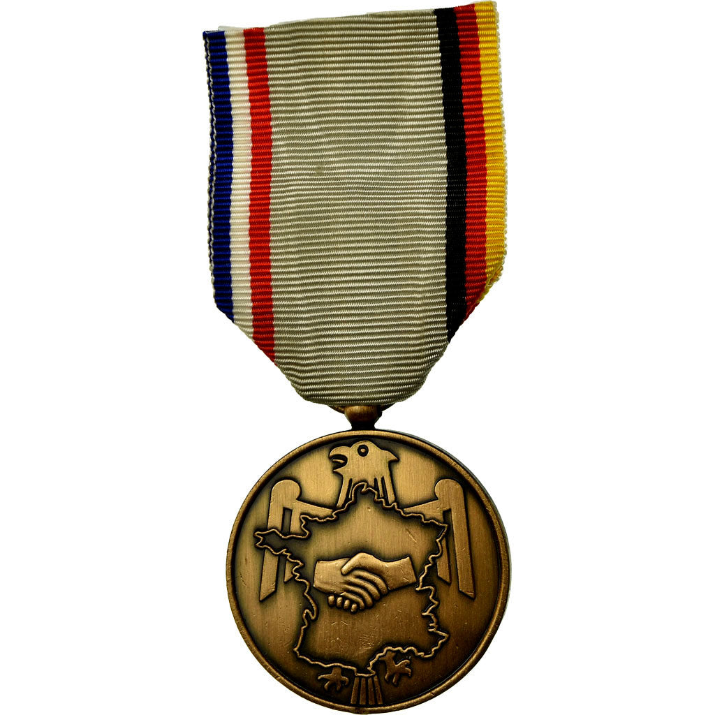 Francia, Commémorative Franco-Allemande, medaglia, Eccellente qualità, Bronzo