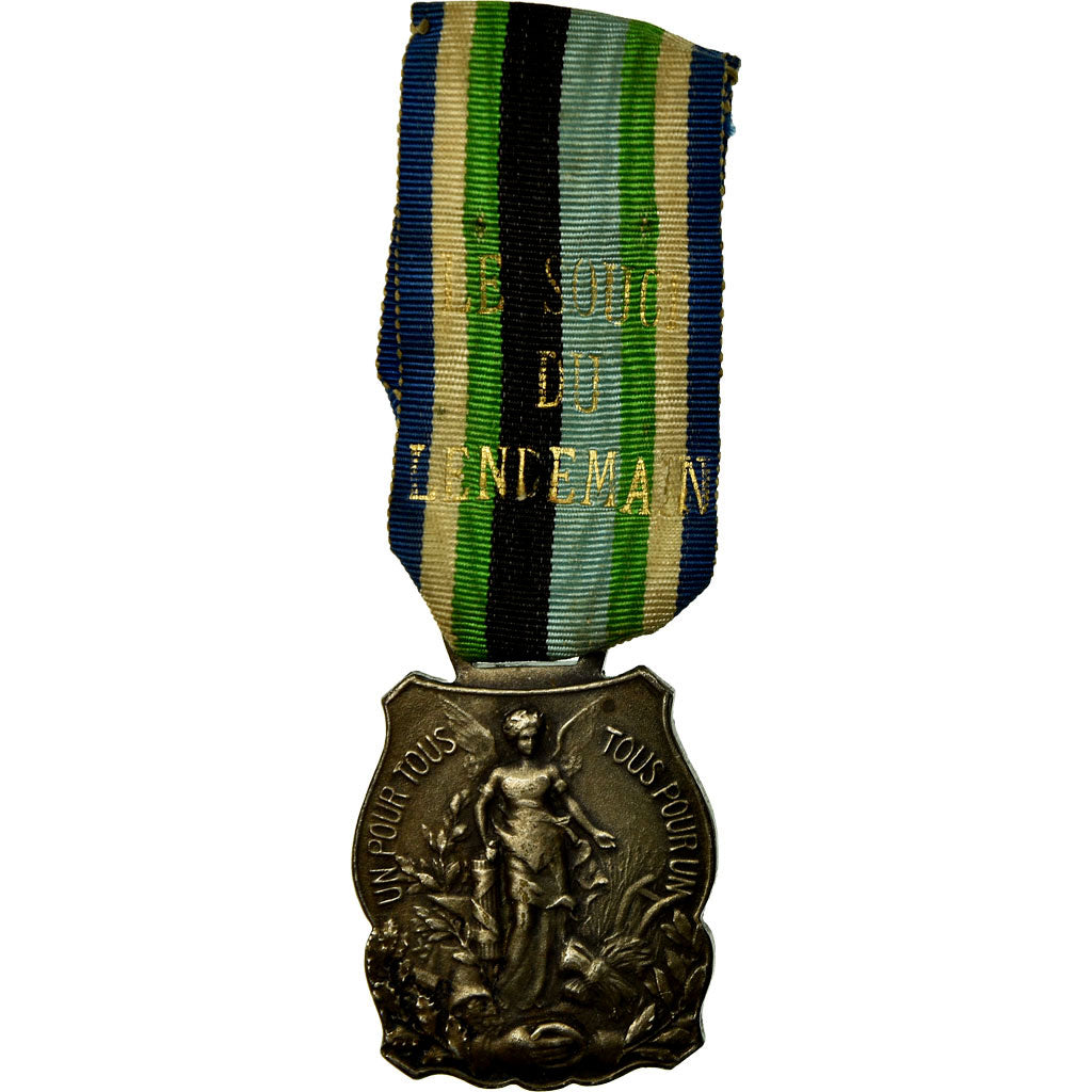 França, La Mutualité Française, Medal, Qualidade Muito Boa, Bronze Prateado