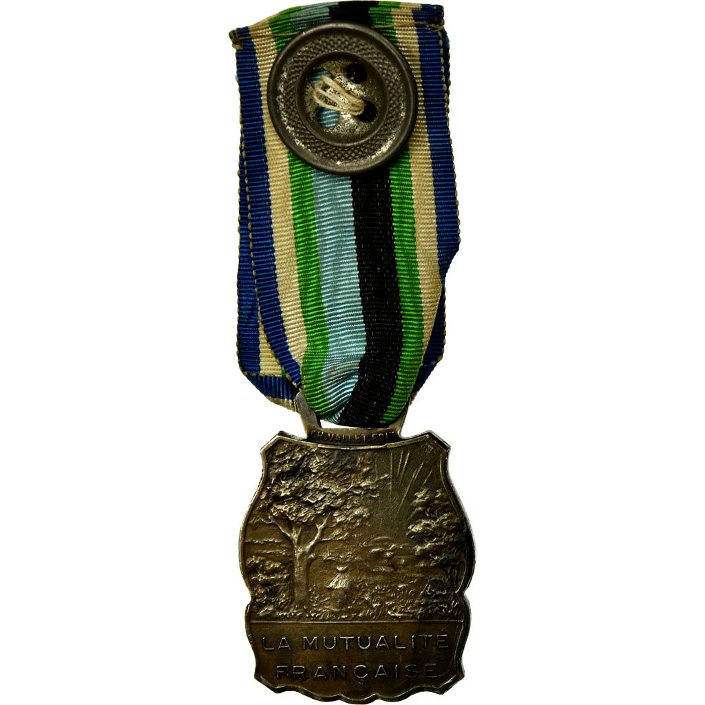 França, La Mutualité Française, Medal, Qualidade Muito Boa, Bronze Prateado