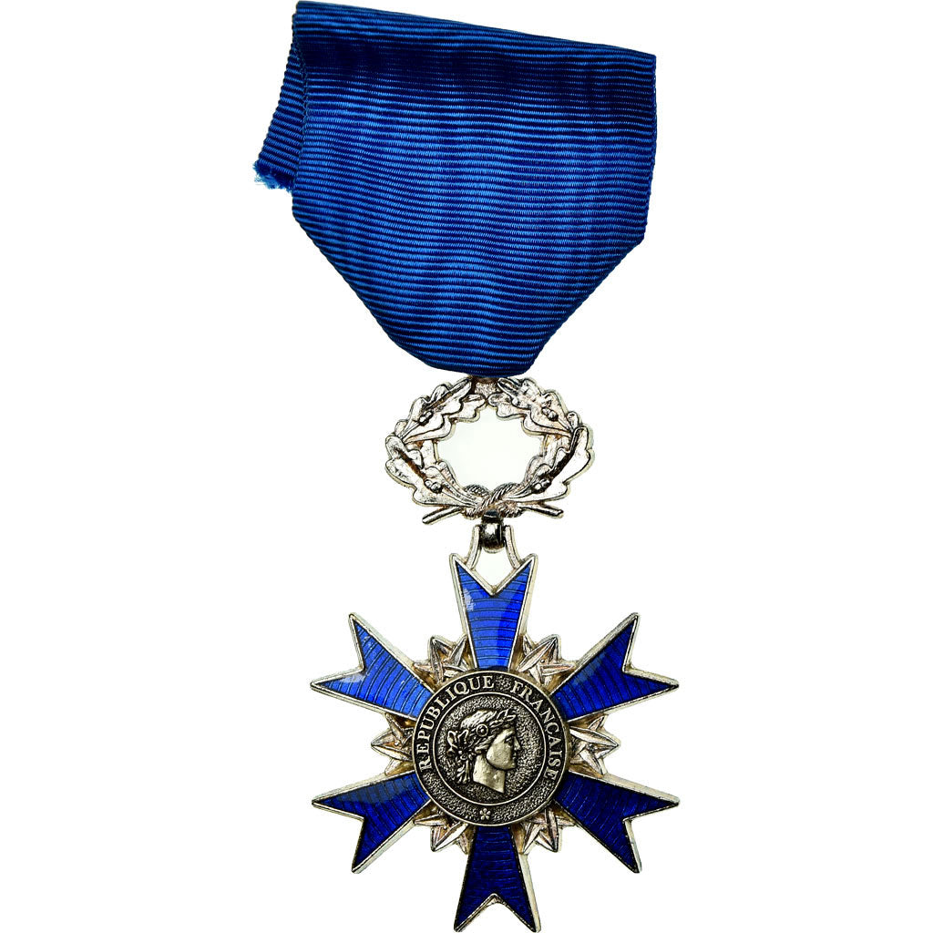 France, Ordre National du Mérite, Medal, Uncirculated, Silvered bronze, 40