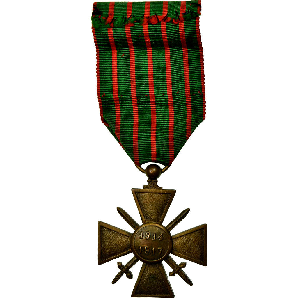 France, Croix de Guerre, Une Etoile, Medal, 1914-1917, Excellent Quality