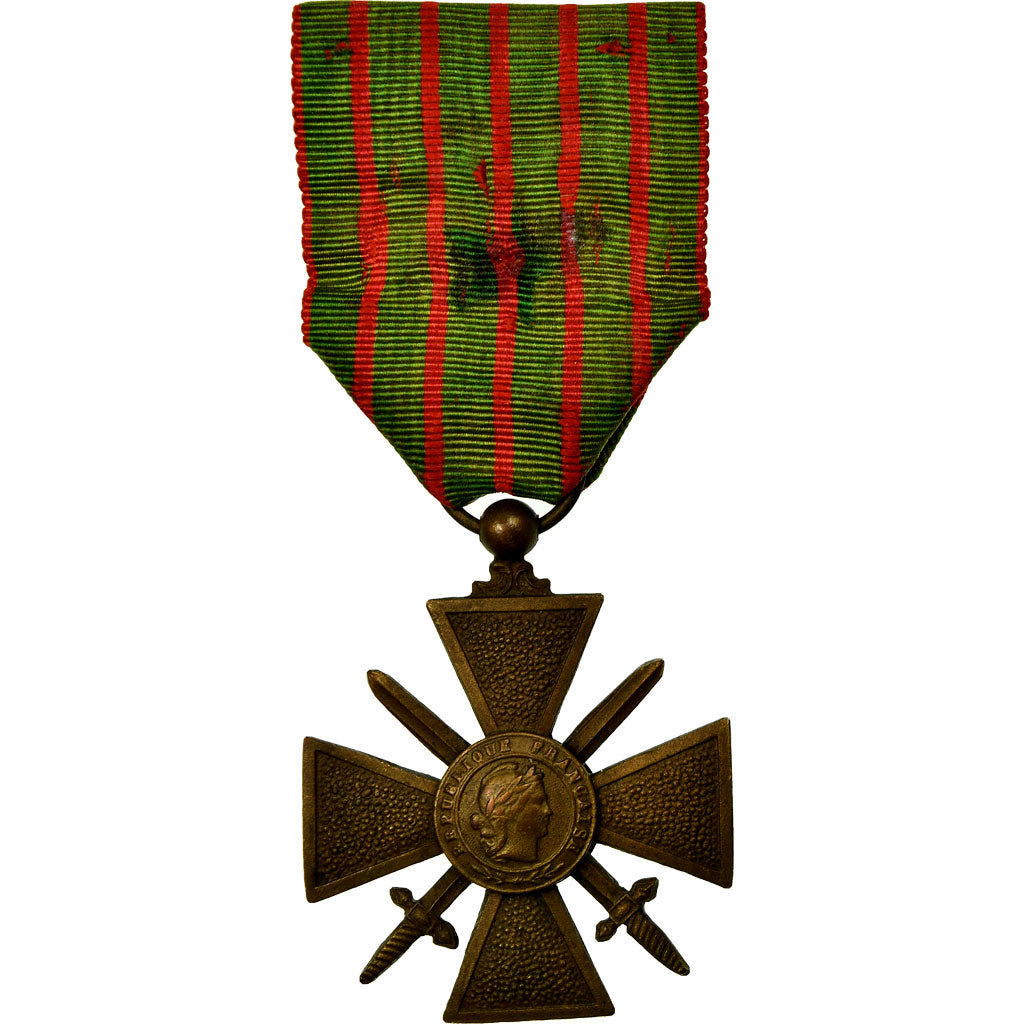 Francia, Croix de Guerre, medaglia, 1914-1918, Ottima qualità, Bronzo, 38