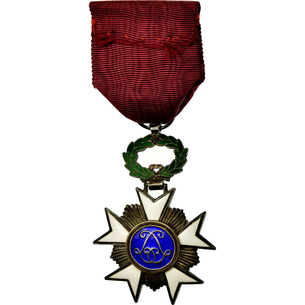 Belgium, Ordre de la Couronne, Léopold II, Medal, Excellent Quality, Silver, 45
