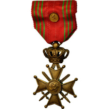 Bélgica, Croix de Guerre, medalla, 1939-1945, Sin circulación, Bronce, 40