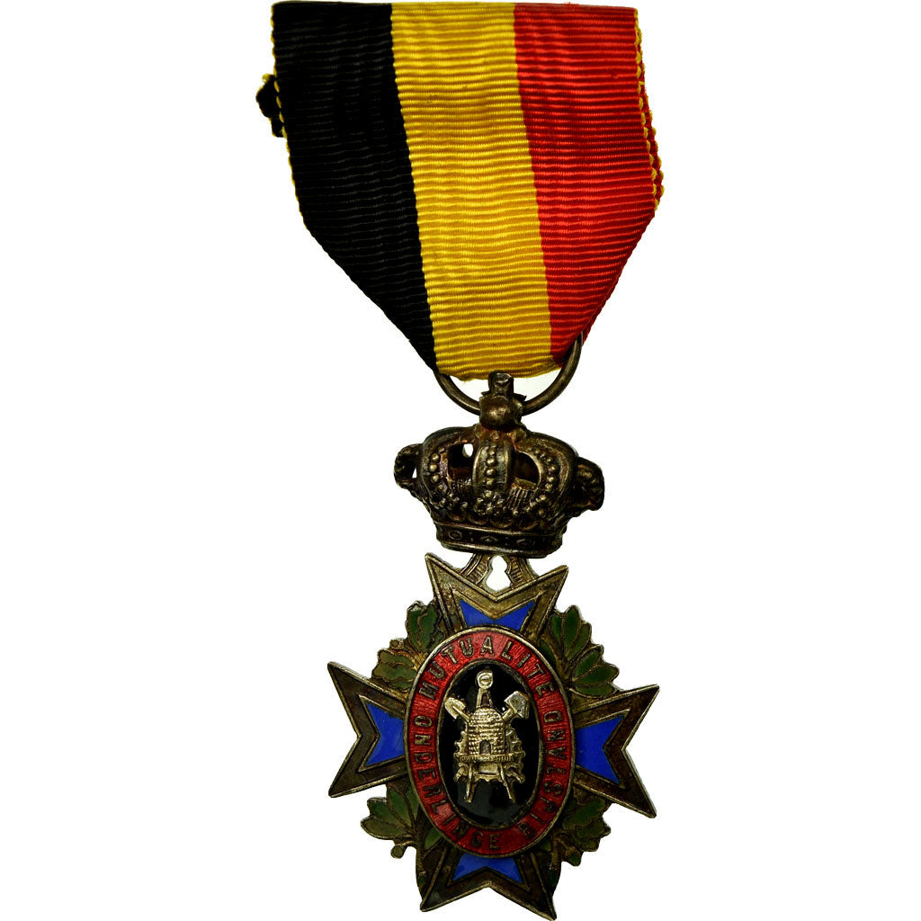 Belgium, Médaille du Travail 2ème Classe, Medal, Excellent Quality, Silvered