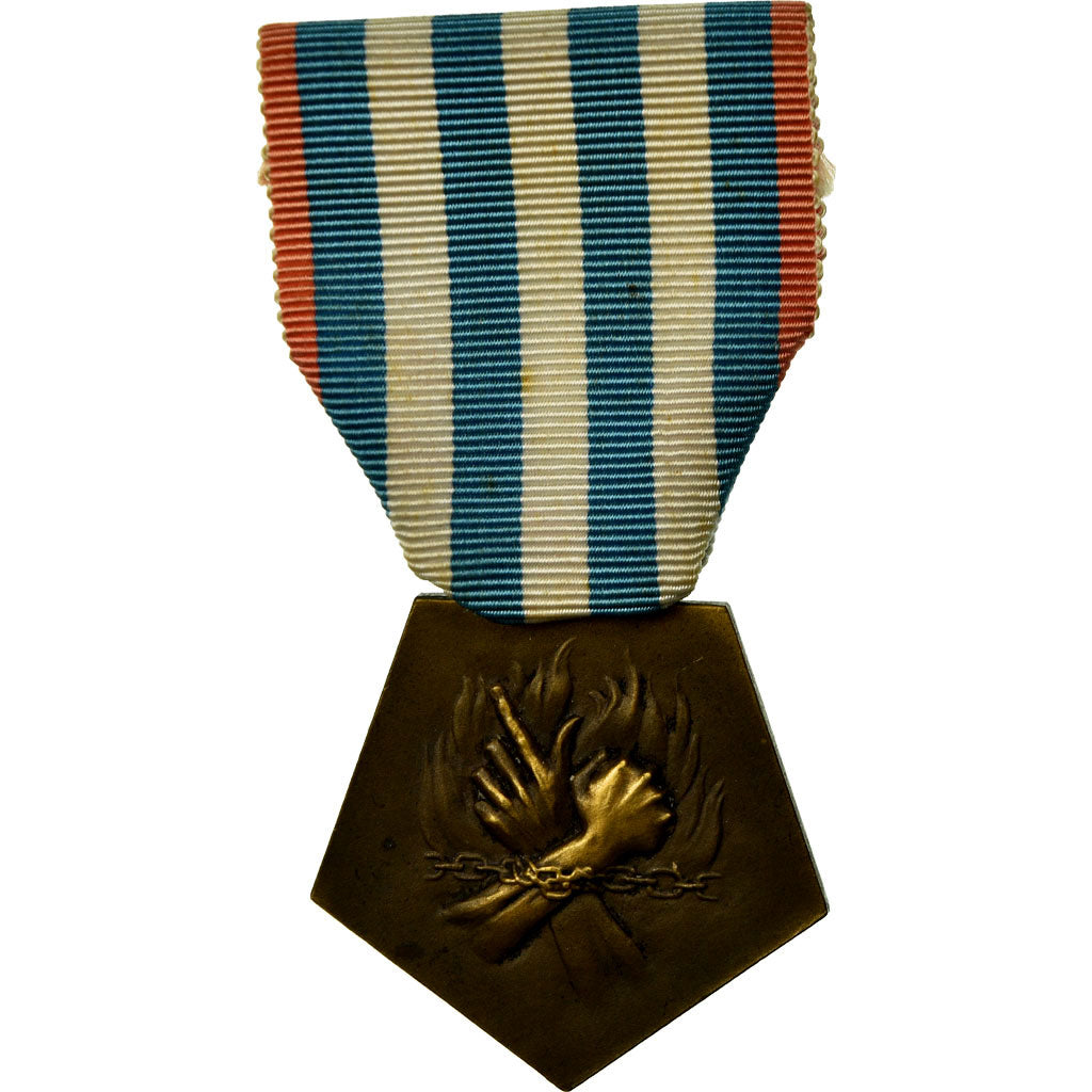 France, Déportation et Internement pour Faits de Résistance, Medal, 1940-1945