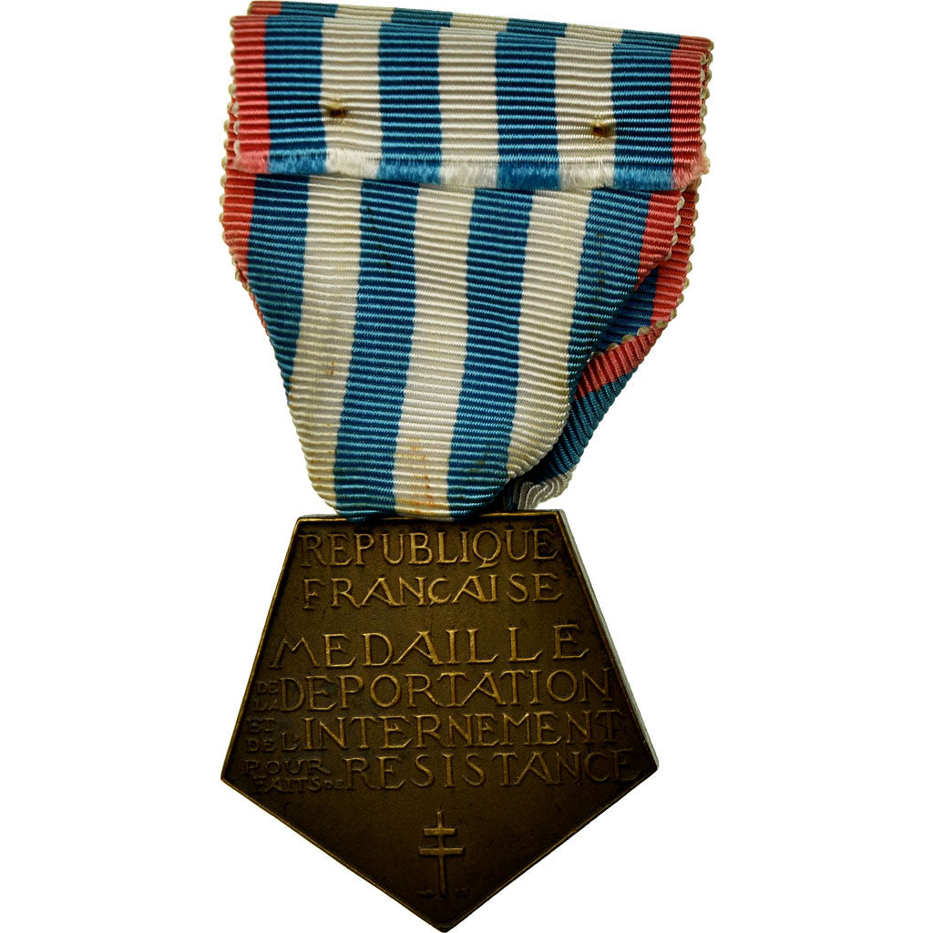 France, Déportation et Internement pour Faits de Résistance, Medal, 1940-1945