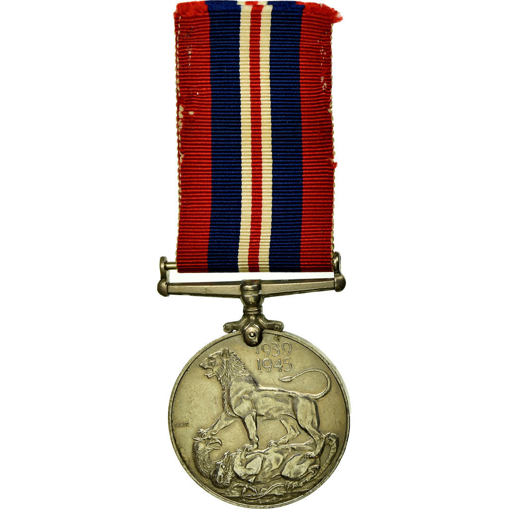 United Kingdom , War, Georges VI, Medaille, 1939-1945, Excellent Quality