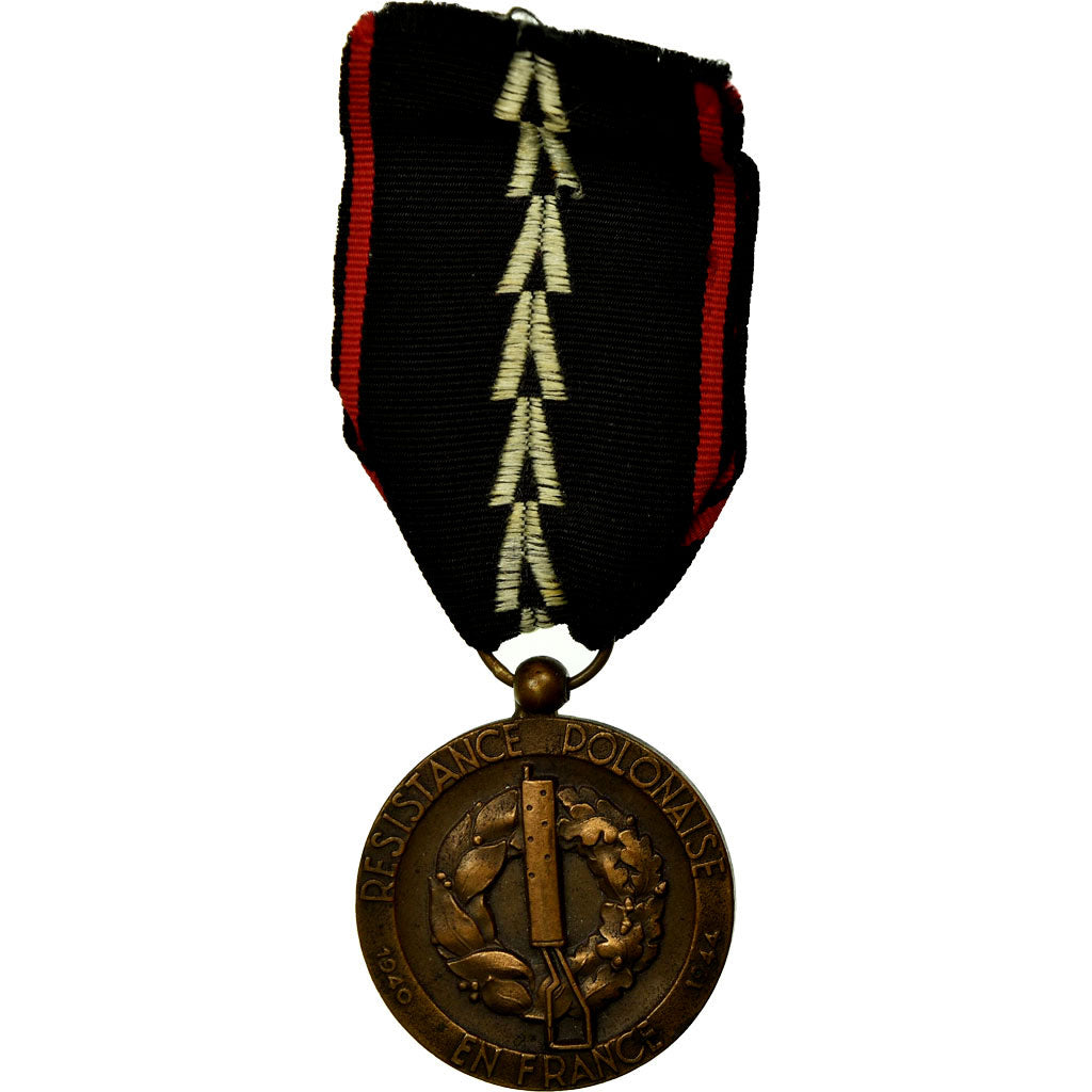 Poland, Résistance Polonaise, Medal, 1940-1944, Excellent Quality, Bronze, 35