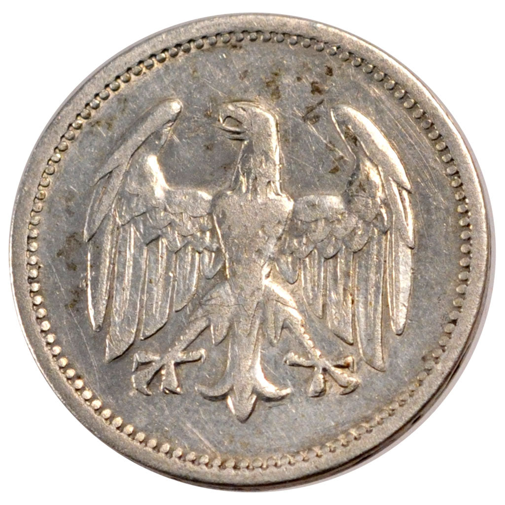 GERMANY, WEIMAR REPUBLIC, Mark, 1924, Berlin, KM #42, EF(40-45), Silver, 23,...