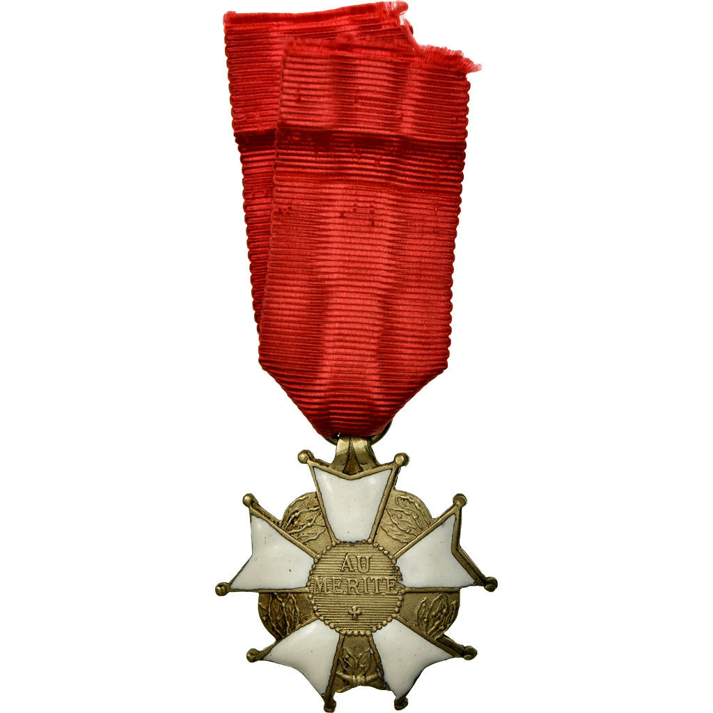 France, Médaille au Mérite, Medal, Excellent Quality, Silvered bronze, 36